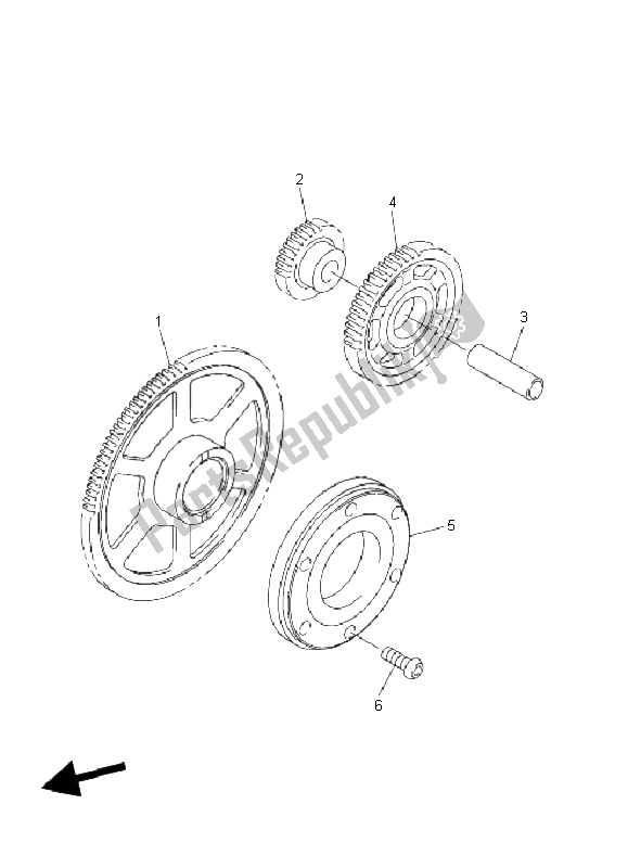 Toutes les pièces pour le Entrée du Yamaha FJR 1300A 2006