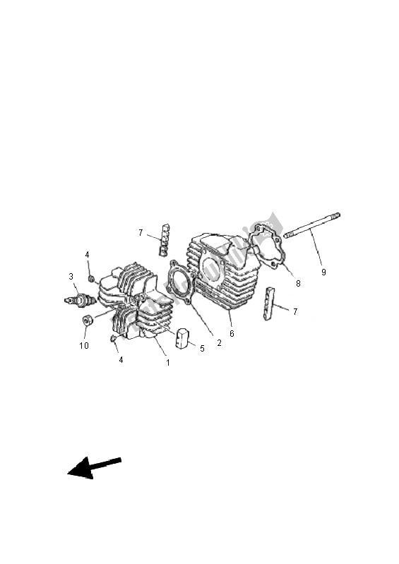 Toutes les pièces pour le Cylindre du Yamaha PW 80 2010