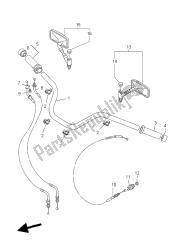 stuurhendel en kabel