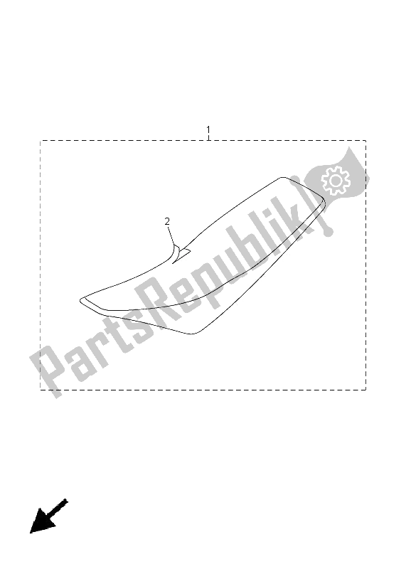 Todas las partes para Asiento de Yamaha YZ 450F 2005