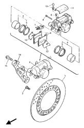 REAR BRAKE CALIPER