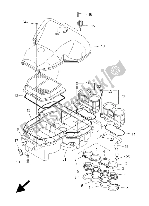 Todas las partes para Consumo de Yamaha FZ1 N Fazer 1000 2008