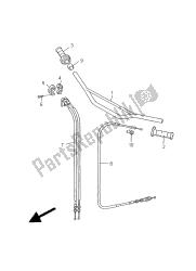 stuurhendel en kabel