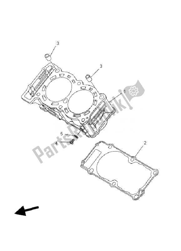 Wszystkie części do Cylinder Yamaha TDM 900A 2007