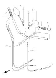 stuurhendel en kabel