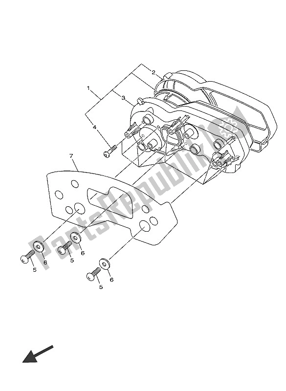 Wszystkie części do Metr Yamaha XJ6F 600 2016