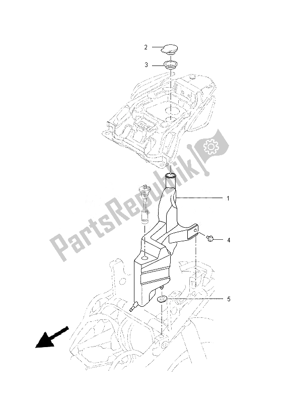 All parts for the Oil Tank of the Yamaha NS 50 2013