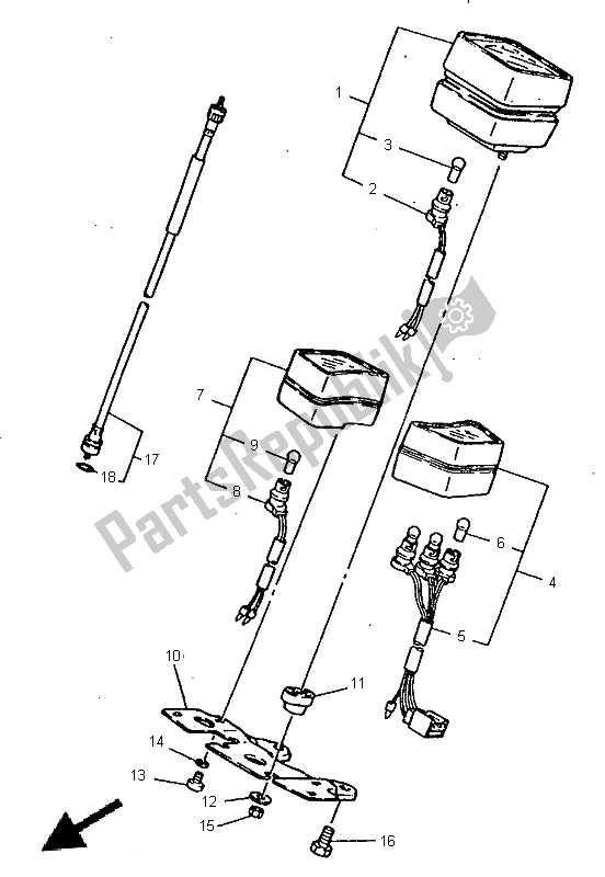 Todas las partes para Metro de Yamaha RX 100 1996