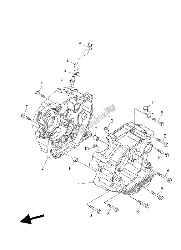 Wszystkie części do Korbowód Yamaha XT 125X 2008