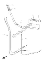 stuurhendel en kabel