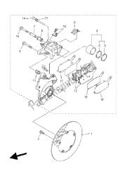 REAR BRAKE CALIPER