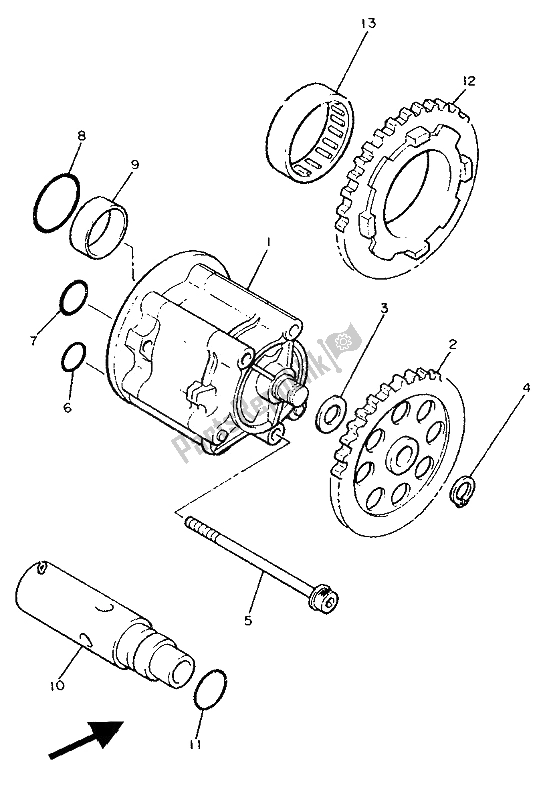 Tutte le parti per il Pompa Dell'olio del Yamaha FJ 1200A 1991