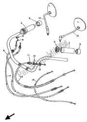 stuurhendel en kabel