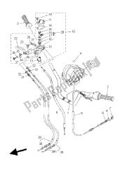 poignée et câble de direction