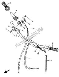 stuurhendel en kabel