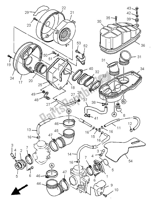 Todas las partes para Consumo de Yamaha XVS 1100 Dragstar 1999