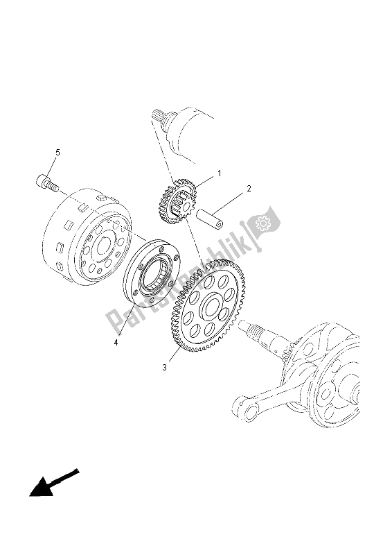 Toutes les pièces pour le Entrée du Yamaha YP 400R 2014