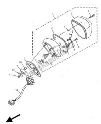 luz de la cola