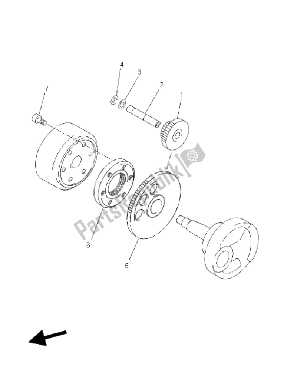 Tutte le parti per il Antipasto del Yamaha VP 250 X City 2011