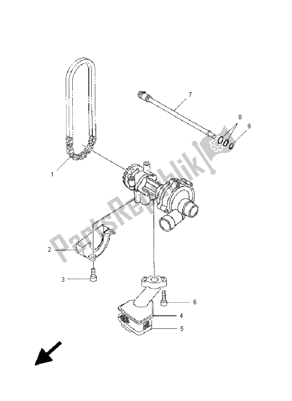 Todas las partes para Bomba De Aceite de Yamaha FZS 1000 Fazer 2001