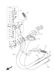 stuurhendel en kabel