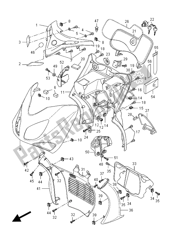 Wszystkie części do Os? Ona Nóg Yamaha VP 125 X City 2012