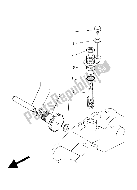 Tutte le parti per il Contagiri del Yamaha DT 125 RE 1998