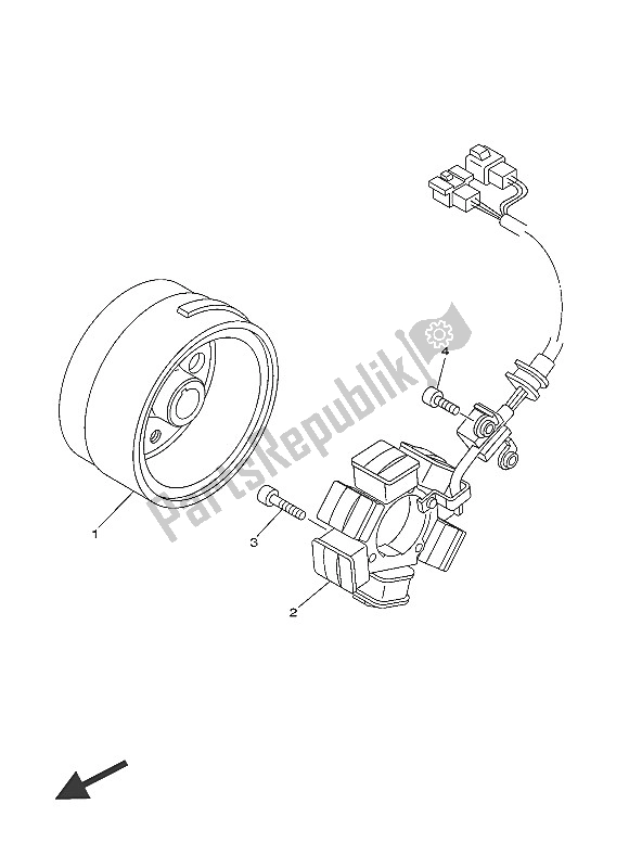 Wszystkie części do Generator Yamaha TT R 125 LWE 2016