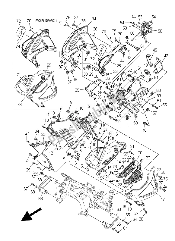 Wszystkie części do Os? Ona Yamaha XT 1200 ZE 2014