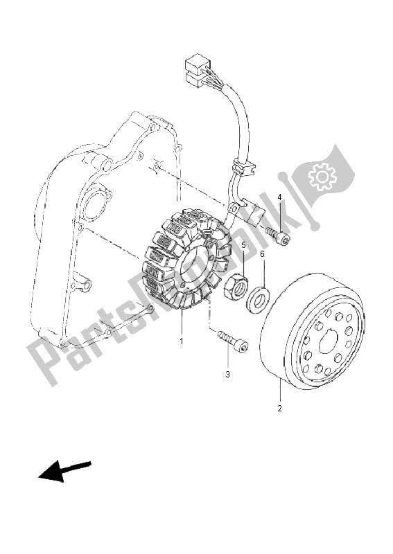 Tutte le parti per il Generatore del Yamaha VP 125 X City 2011