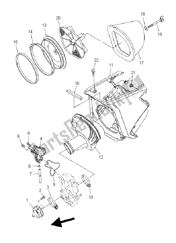 Todas las partes para Consumo de Yamaha YZ 250F 2011