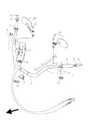 stuurhendel en kabel