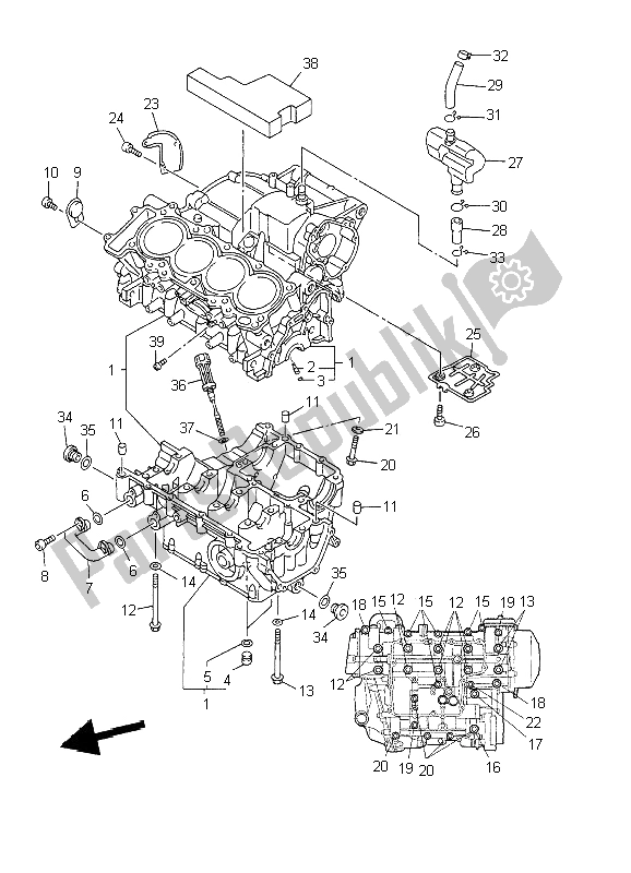 Wszystkie części do Korbowód Yamaha YZF R6 600 2002