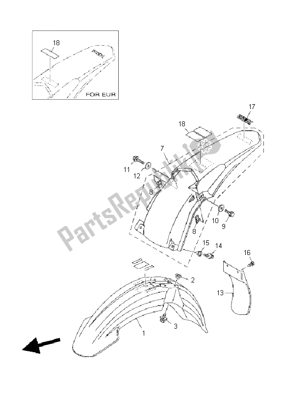 Wszystkie części do B? Otnik Yamaha YZ 125 2011