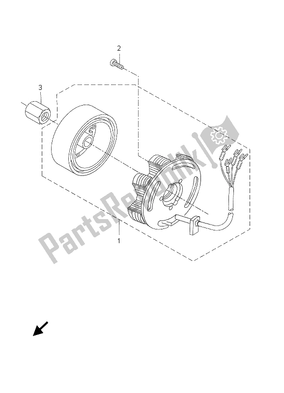 Tutte le parti per il Generatore del Yamaha DT 50R SM 2005