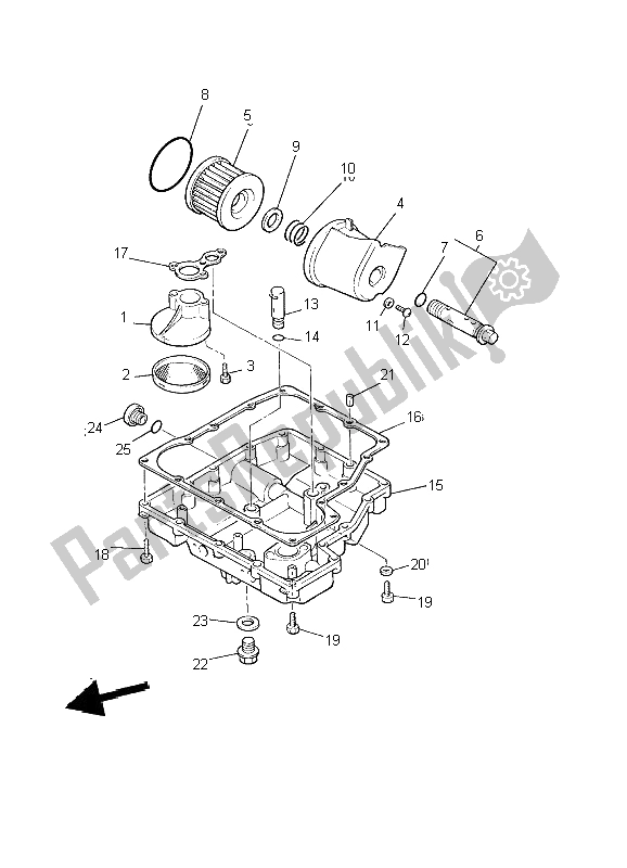 Todas las partes para Limpiador De Aceite de Yamaha XJR 1300 2002