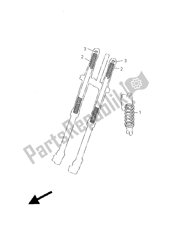 Todas las partes para Alternativo (chasis) de Yamaha YZ 426F 2000