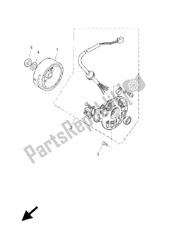 Todas las partes para Generador de Yamaha YQ 50L Aerox Race Replica 2006