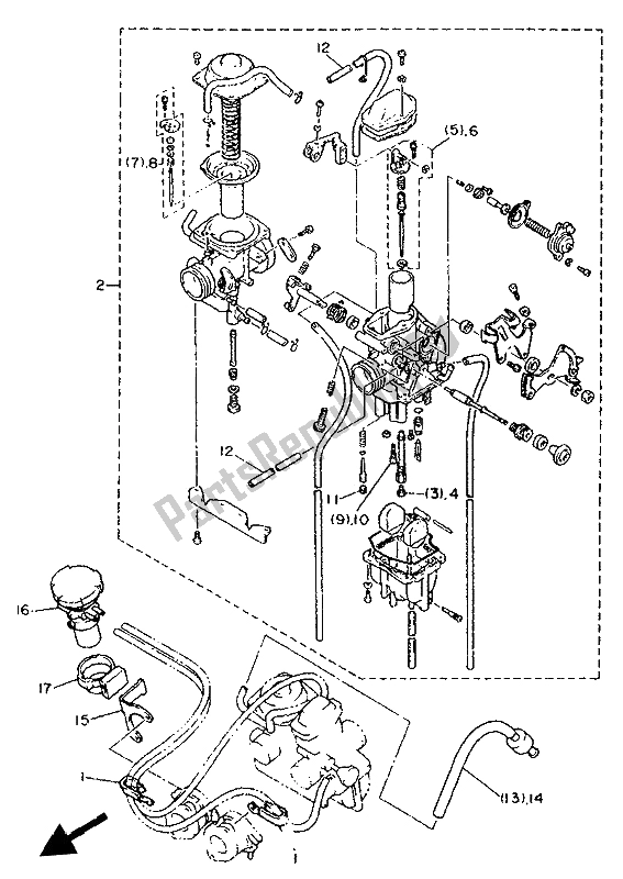 Toutes les pièces pour le Alternatif (moteur) du Yamaha XT 600E 1994