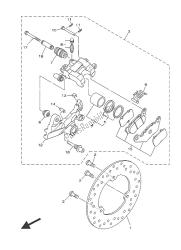 REAR BRAKE CALIPER