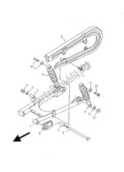 bras arrière et suspension