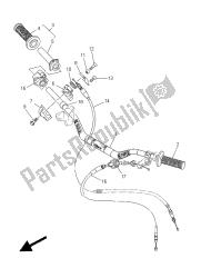 poignée et câble de direction