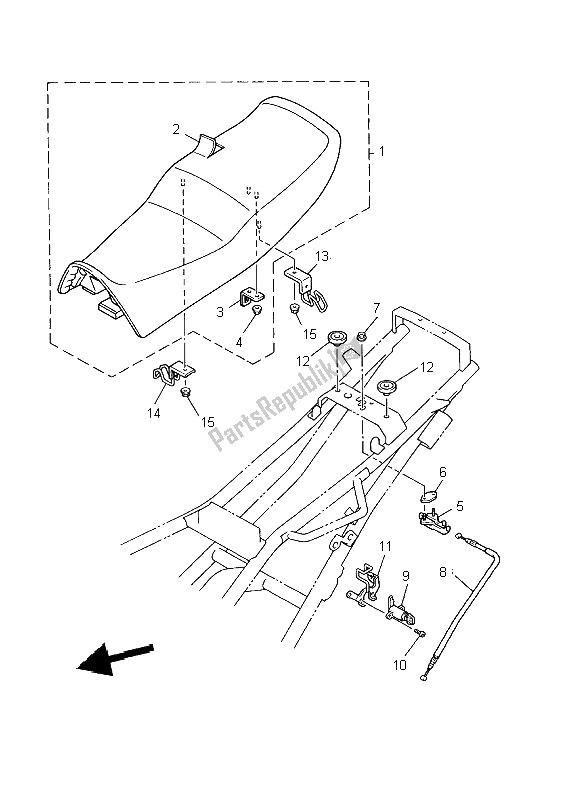 Tutte le parti per il Posto A Sedere del Yamaha XJ 900S Diversion 2002