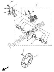 pinza de freno trasero