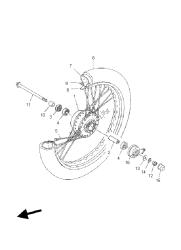 FRONT WHEEL (FOR SPOKE WHEEL - MODEL:5D65)