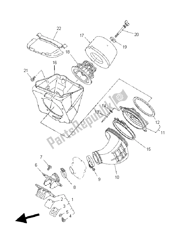 Tutte le parti per il Presa del Yamaha YZ 85 SW LW 2011