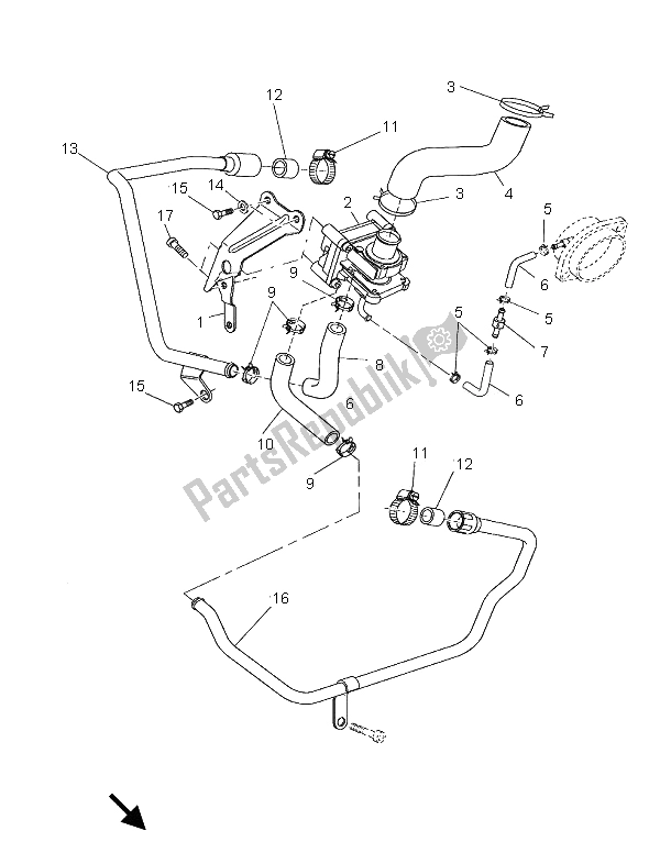 Todas las partes para Ais de Yamaha BT 1100 Bulldog 2005