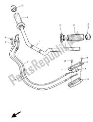 stuurhendel en kabel