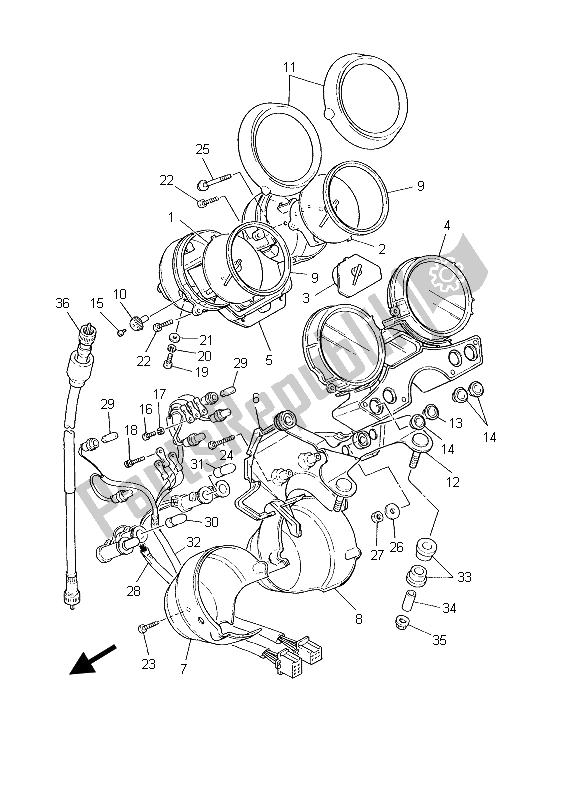 Todas las partes para Metro de Yamaha XJR 1300 2003