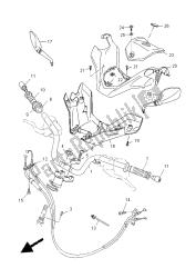 poignée et câble de direction